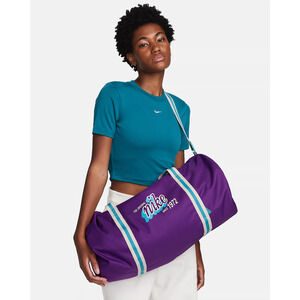 Nike Heritage Duffel Bag (30L) Disco Purple Teal Nebula Gym Travel FB2844 507